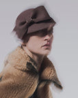 Collette - Asymmetric Pillbox Hat