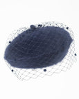 FIFI - Angora beret with dotted veil