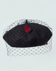 FLOE-HEART BLACK - BERET