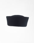 MADELEINE - Cossack styles hat in black wool.