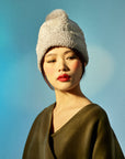 MEI-GREY - BEANIE SHAPED CAP