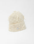 MIMI - Cashmere blend wool beanie with veil and scattered satin bows