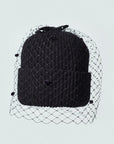 MINA-DOT - VEILED BEANIE