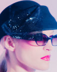 Roxanne- Asymmetric Pillbox Hat