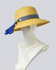 LUMINA- WIDE-BRIMMED CLOCHE