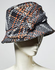 MILAN - BOLD CHECK - ASYMMETRIC CLOCHE