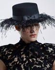 INES - BOATER HAT