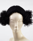 OLIVIA - BLACK SPOTTED - HEADDRESS