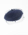 FIFI - Angora beret with dotted veil