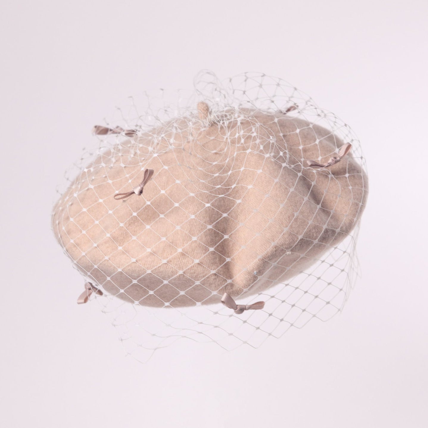 Floe Bow - Veiled Beret