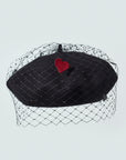 FLOE-HEART BLACK - BERET