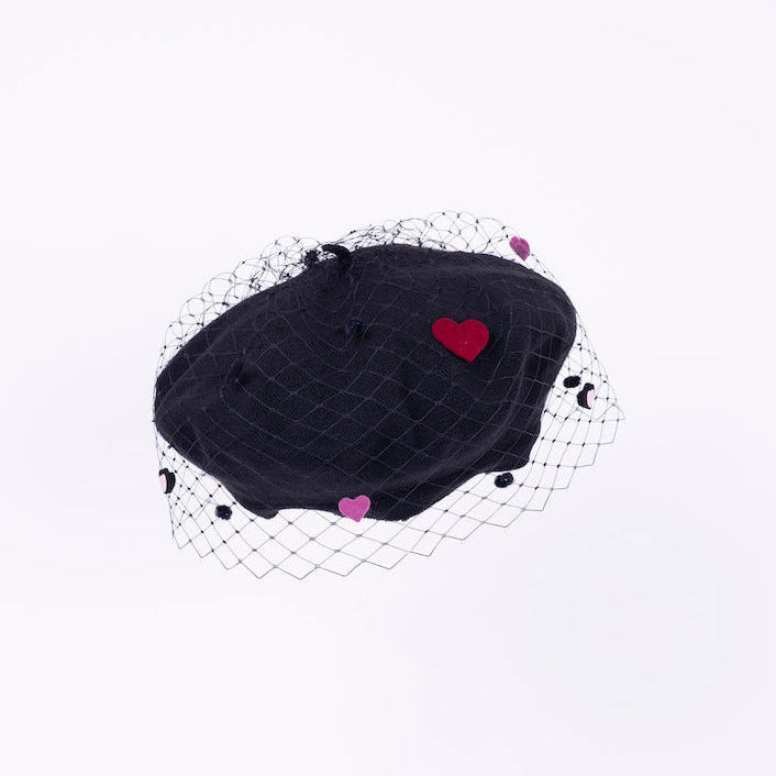 I ♡ PARIS - Knitted Cotton Beret