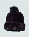 MEI-BLACK - BEANIE SHAPED CAP