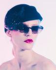 Roxanne- Asymmetric Pillbox Hat