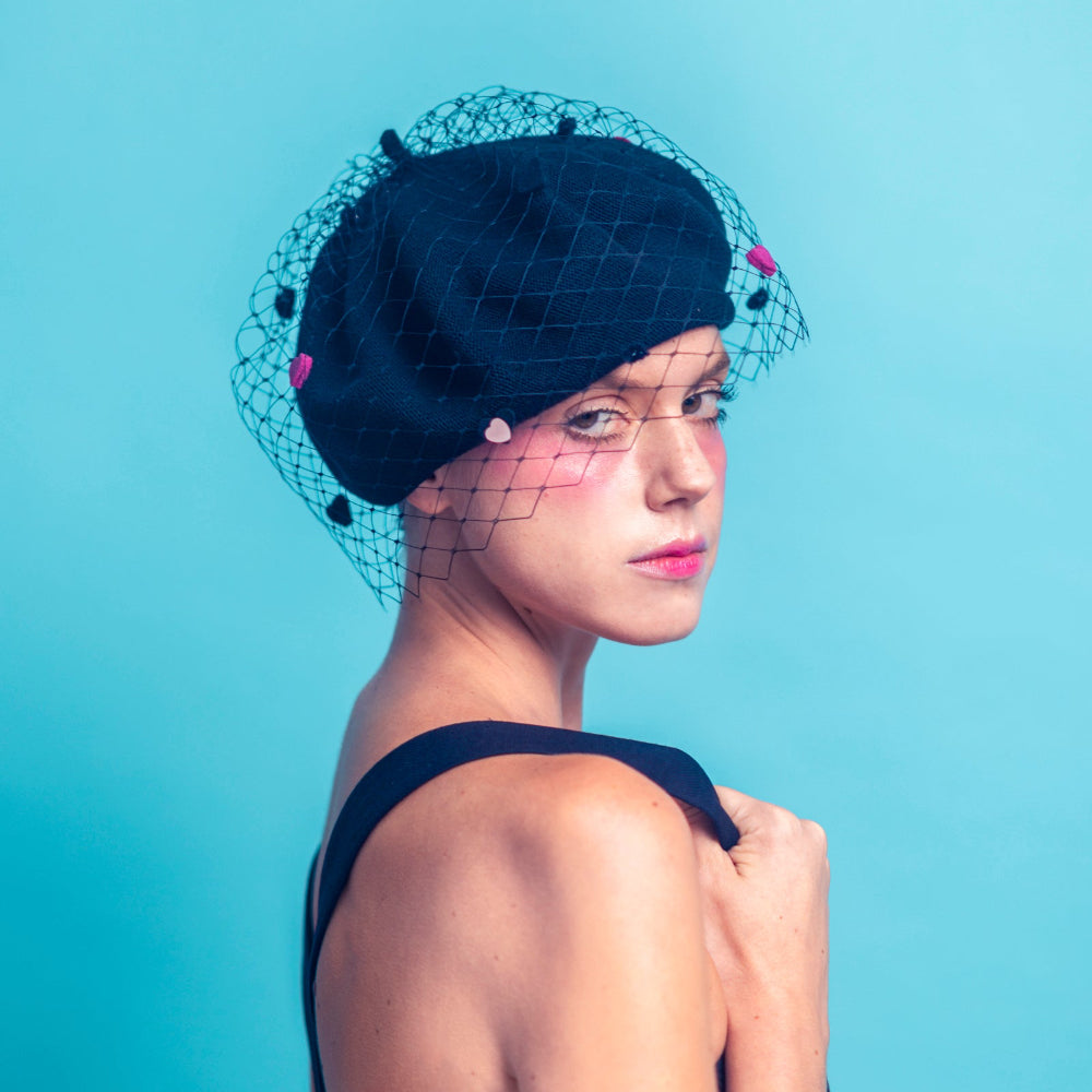 I ♡ PARIS - Knitted Cotton Beret