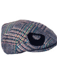 Tilly Flat Cap in Beige Check Tweed