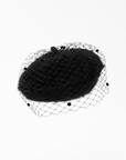FIFI - Angora beret with dotted veil