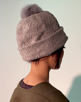 MEI-GREY - BEANIE SHAPED CAP