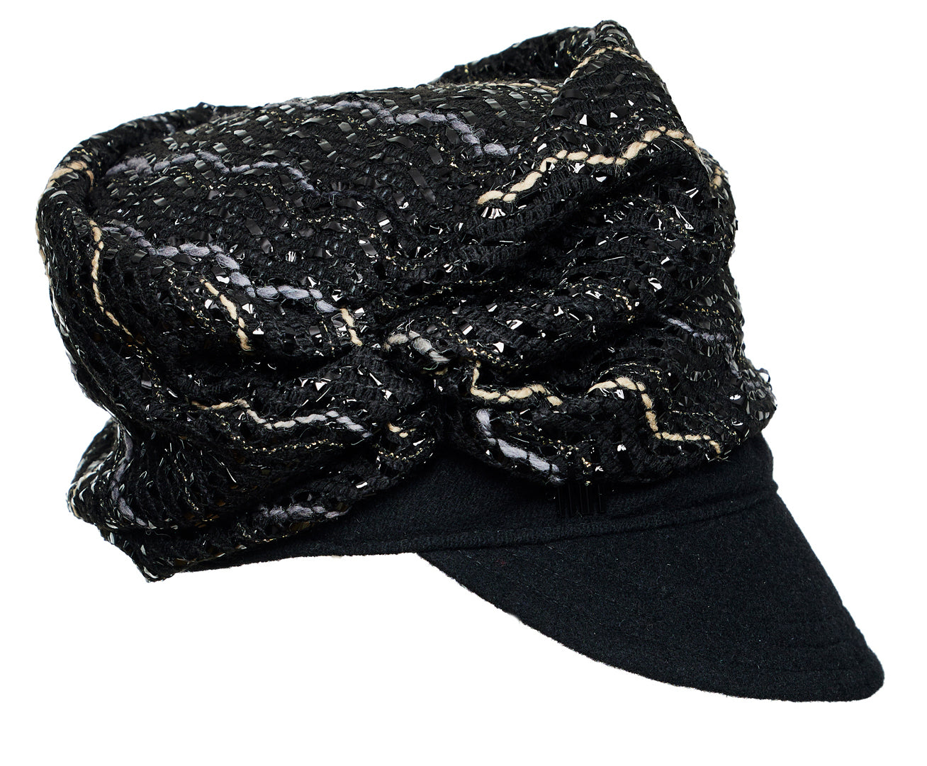 RACQUEL - DRAPED CAP